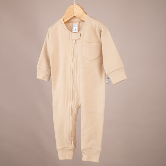 Cepli Çift Taraflı Fermuarlı Patiksiz Tulum