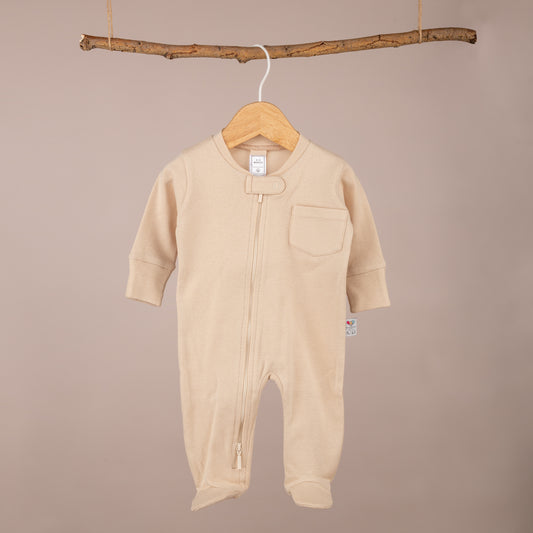 Cepli Çift Taraflı Fermuarlı Patikli Tulum