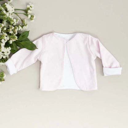 Elegant Pembe Tığ İşi Süslemeli 6'lı Organik Hastane Çıkışı